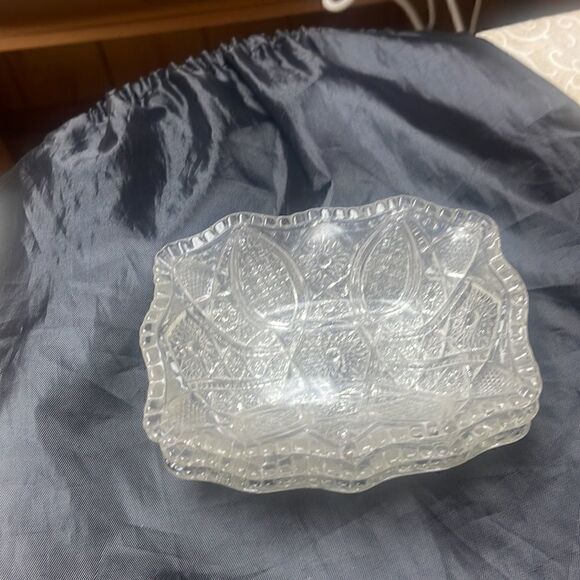 Other - Vintage Crystal Glass Dishes 
